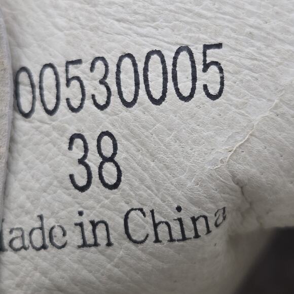 Fly London Yema Wedge Sandals Metallic Light Purple Leather Lace Up Womens 7.5 8 - Picture 11 of 12